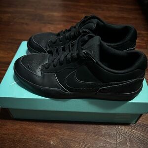 Nike Black Basketball-Inspired Sneakers